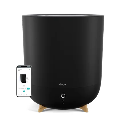 Duux Smart Humidifier Neo Water tank capacity 5 L Suitable for rooms up to 50 m² Ultrasonic Humidification capacity 500 ml/hr Black - Image 1