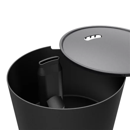Duux Smart Humidifier Neo Water tank capacity 5 L Suitable for rooms up to 50 m² Ultrasonic Humidification capacity 500 ml/hr Black - Image 3
