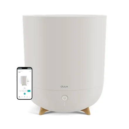 Duux Smart Humidifier Neo Water tank capacity 5 L Suitable for rooms up to 50 m² Ultrasonic Humidification capacity 500 ml/hr Greige - Image 1