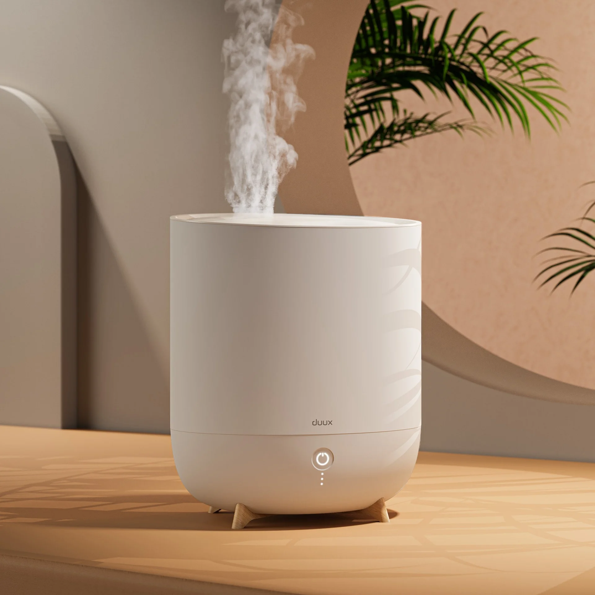 Duux Smart Humidifier Neo Water tank capacity 5 L Suitable for rooms up to 50 m² Ultrasonic Humidification capacity 500 ml/hr Greige - Image 10