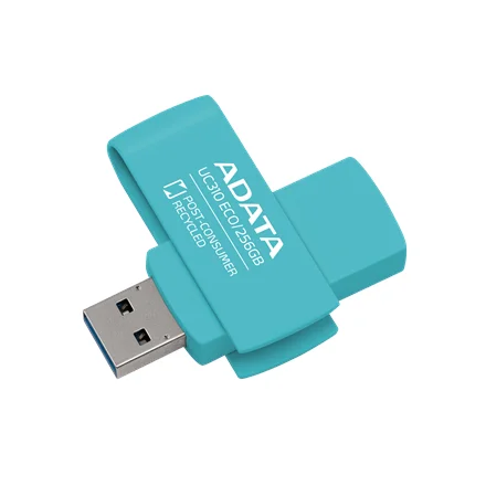 ADATA   USB Flash Drive   UC310 ECO   256 GB   USB 3.2 Gen1   Green - Image 2