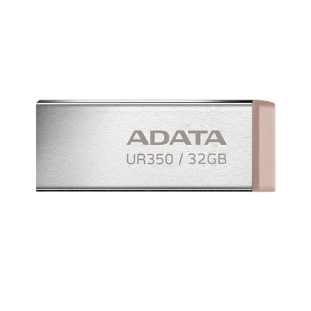 ADATA   USB Flash Drive   UR350   32 GB   USB 3.2 Gen1   Brown - Image 1