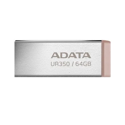 ADATA   USB Flash Drive   UR350   64 GB   USB 3.2 Gen1   Brown - Image 1