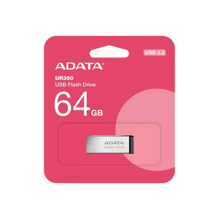ADATA   USB Flash Drive   UR350   64 GB   USB 3.2 Gen1   Black - Image 5