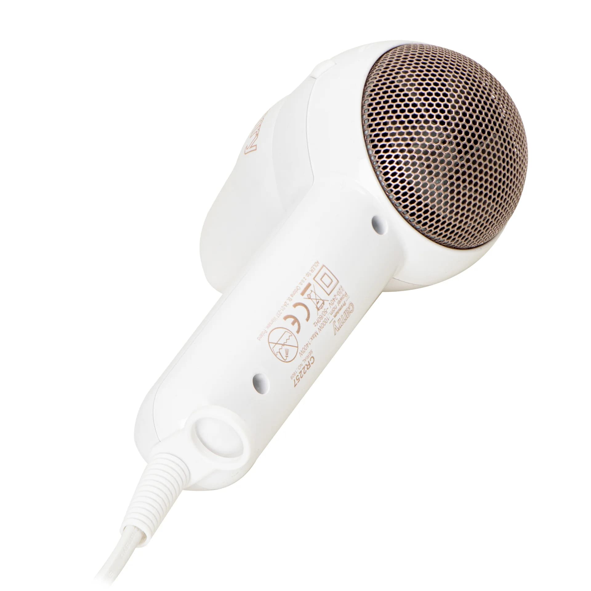 Camry Hair Dryer CR 2257 1400 W Number of temperature settings 1 White - Image 6