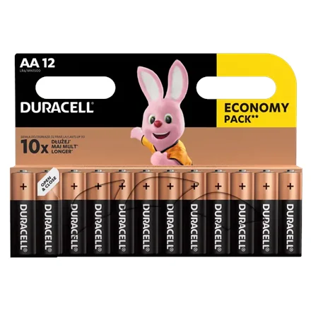 Duracell   Basic MN1500 BL12   AA   12 pc(s) - Image 1