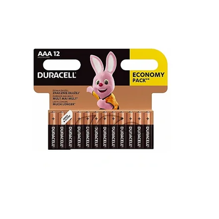 Duracell   Basic MN2400 BL12   AAA - Image 1