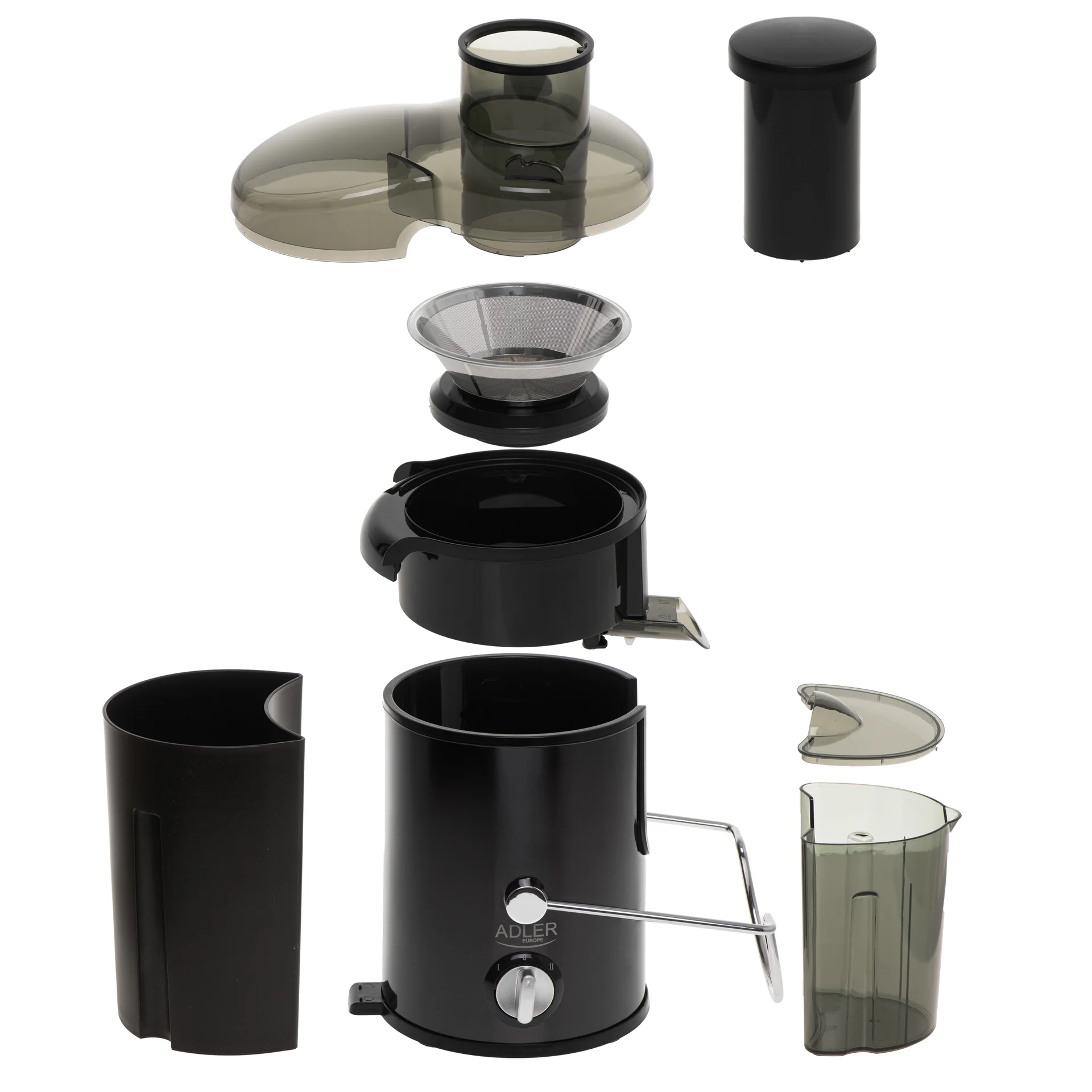 Adler AD 4132 Type Juicer maker Dark Inox 800 W Number of speeds 3 - Image 7