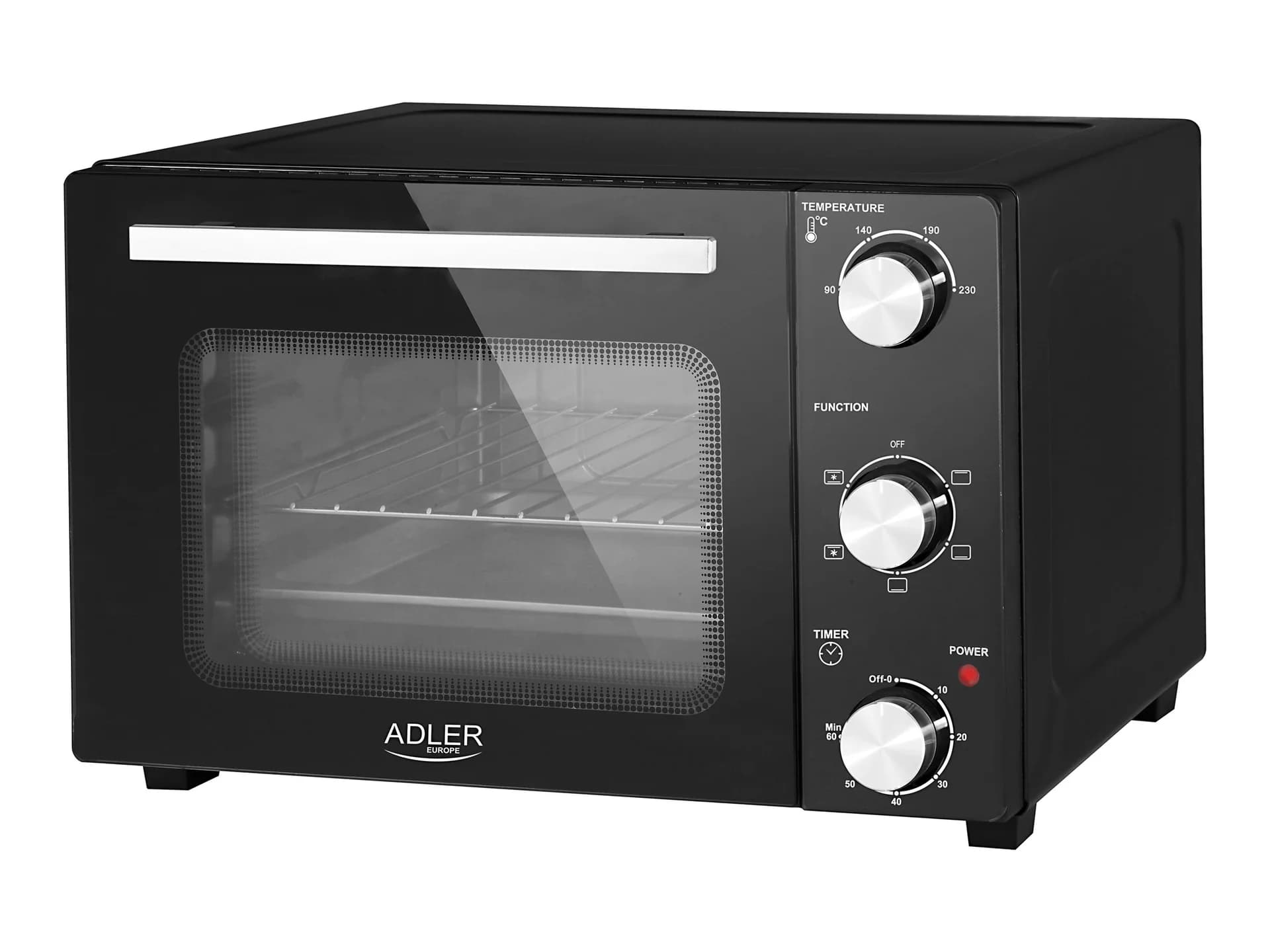 Adler Electric Oven   AD 6024   22 L   1300 W   Black - Image 2