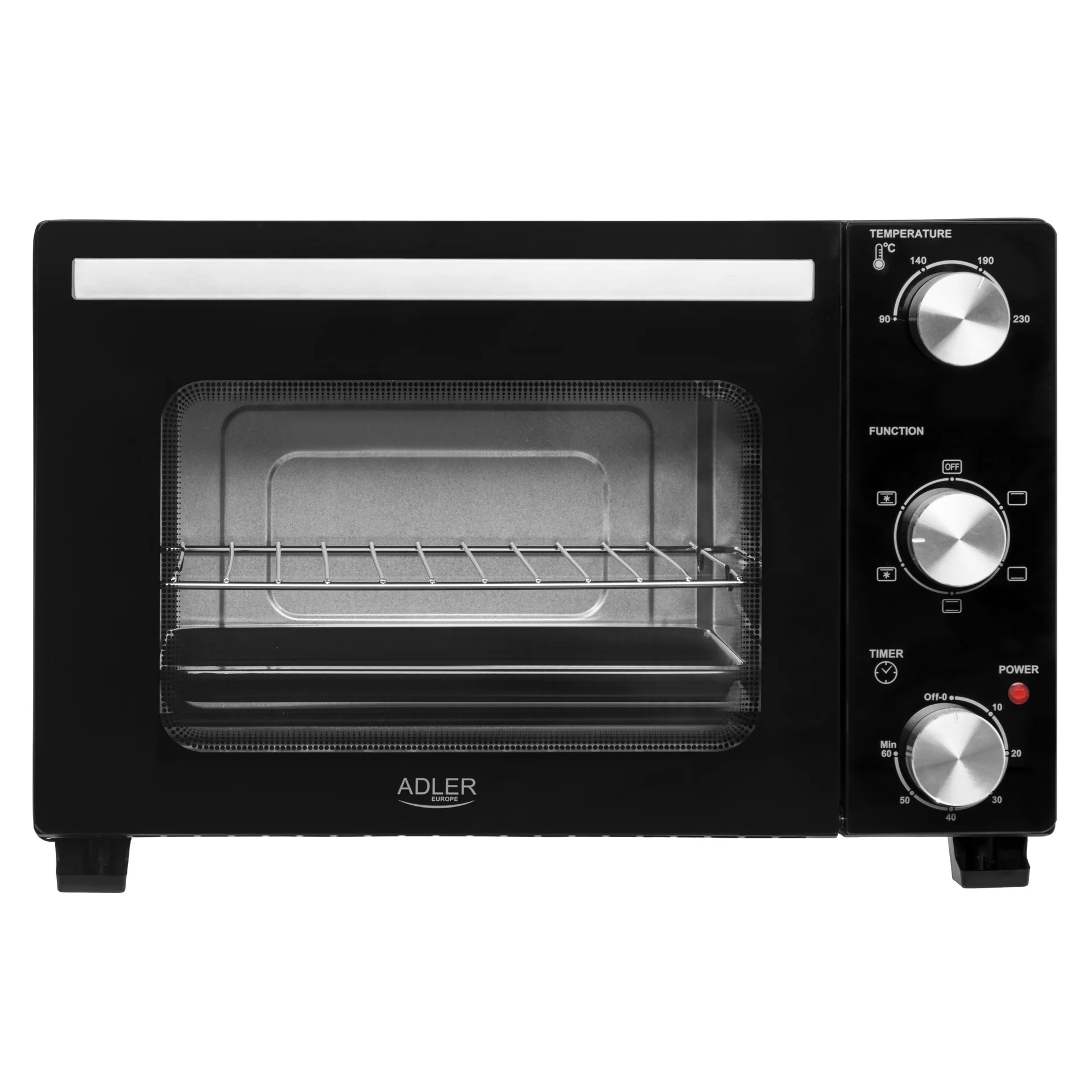 Adler Electric Oven   AD 6024   22 L   1300 W   Black - Image 3