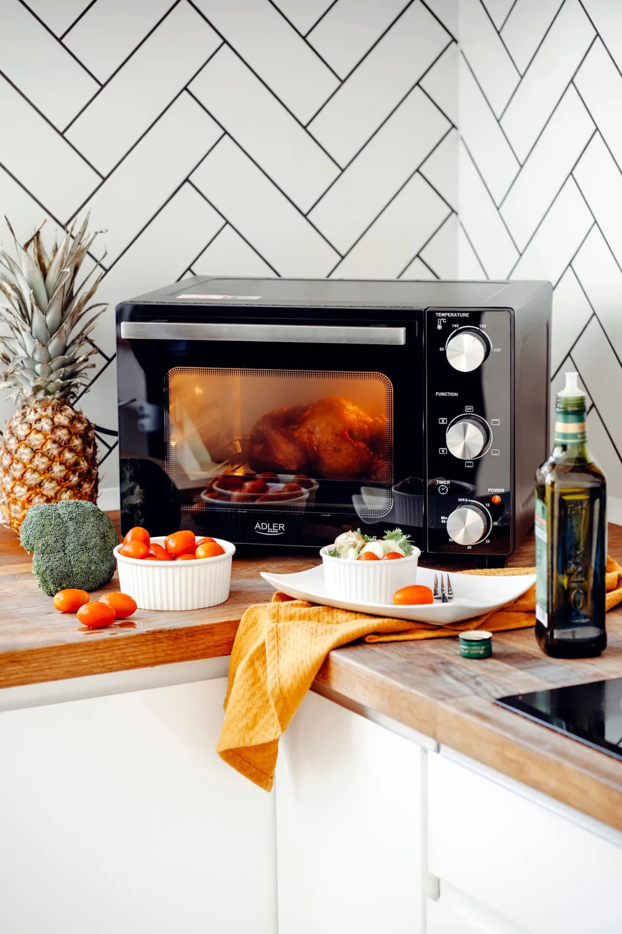 Adler Electric Oven   AD 6024   22 L   1300 W   Black - Image 8