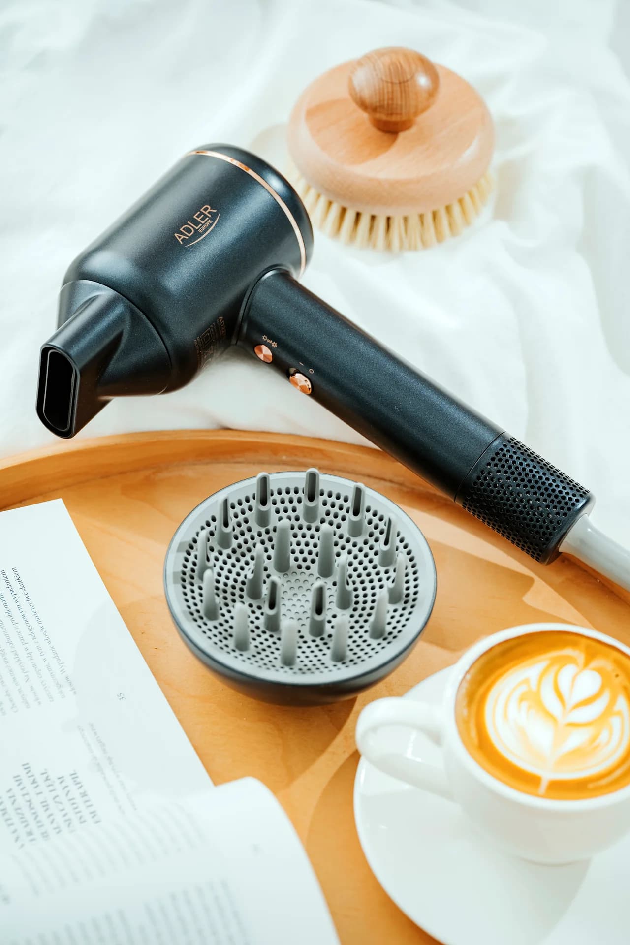 Adler Hair Dryer   AD 2270 SUPERSPEED   1600 W   Number of temperature settings 3   Ionic function   Diffuser nozzle   Blue - Image 13
