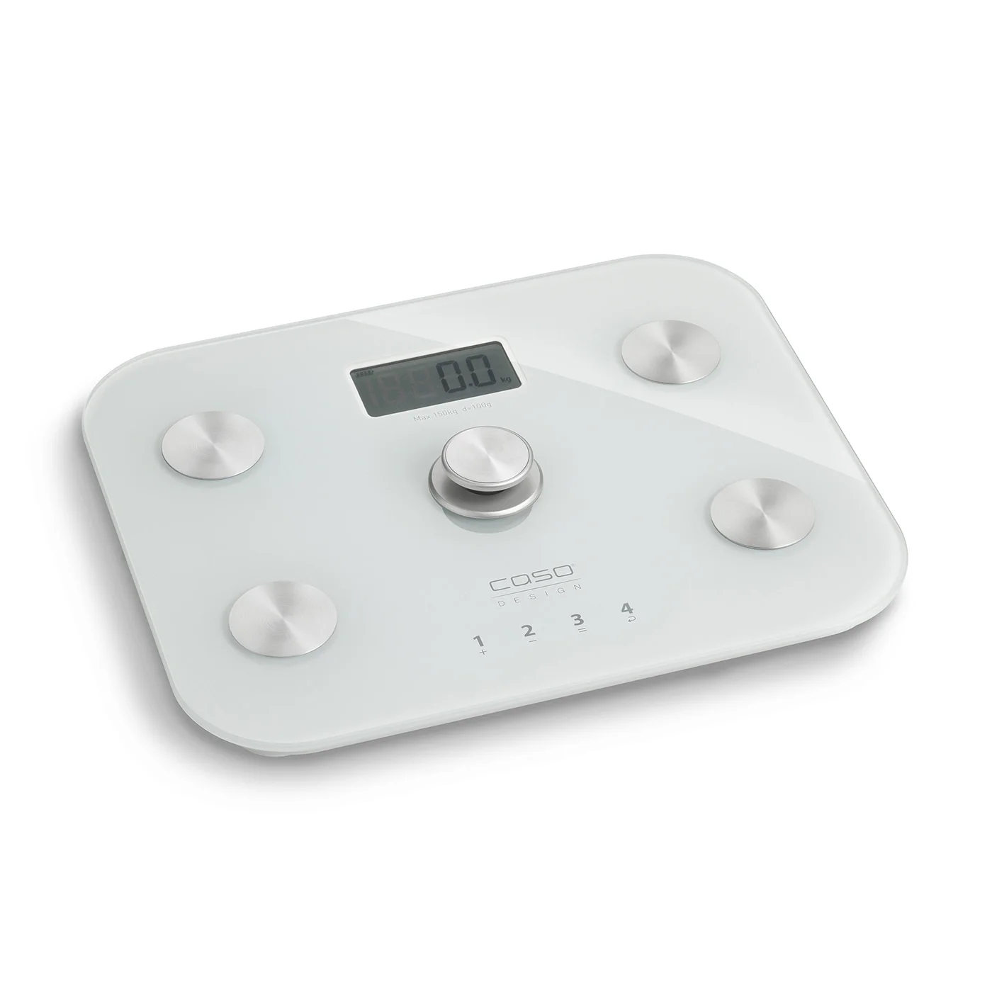 Caso   Scale   BodyEnergy Fit   Maximum weight (capacity) 150 kg   Accuracy 100 g   White - Image 1