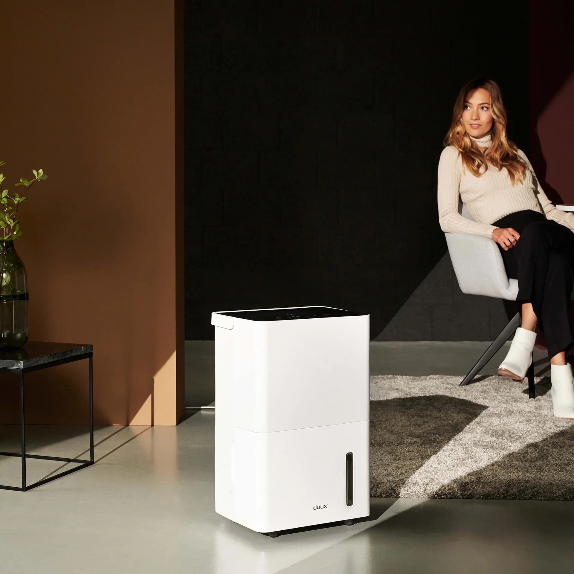 Duux Smart Dehumidifier   Bora   Suitable for rooms up to 50 m²   Water tank capacity 4 L   White - Image 8