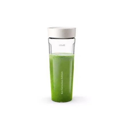 Philips Eco Conscious Edition Blender HR2500/00 Tabletop 350 W Jar material Glass Jar capacity 0.6 L White Matt - Image 11