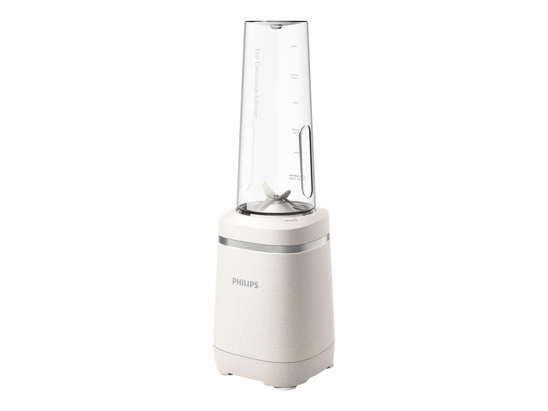 Philips Eco Conscious Edition Blender HR2500/00 Tabletop 350 W Jar material Glass Jar capacity 0.6 L White Matt - Image 2