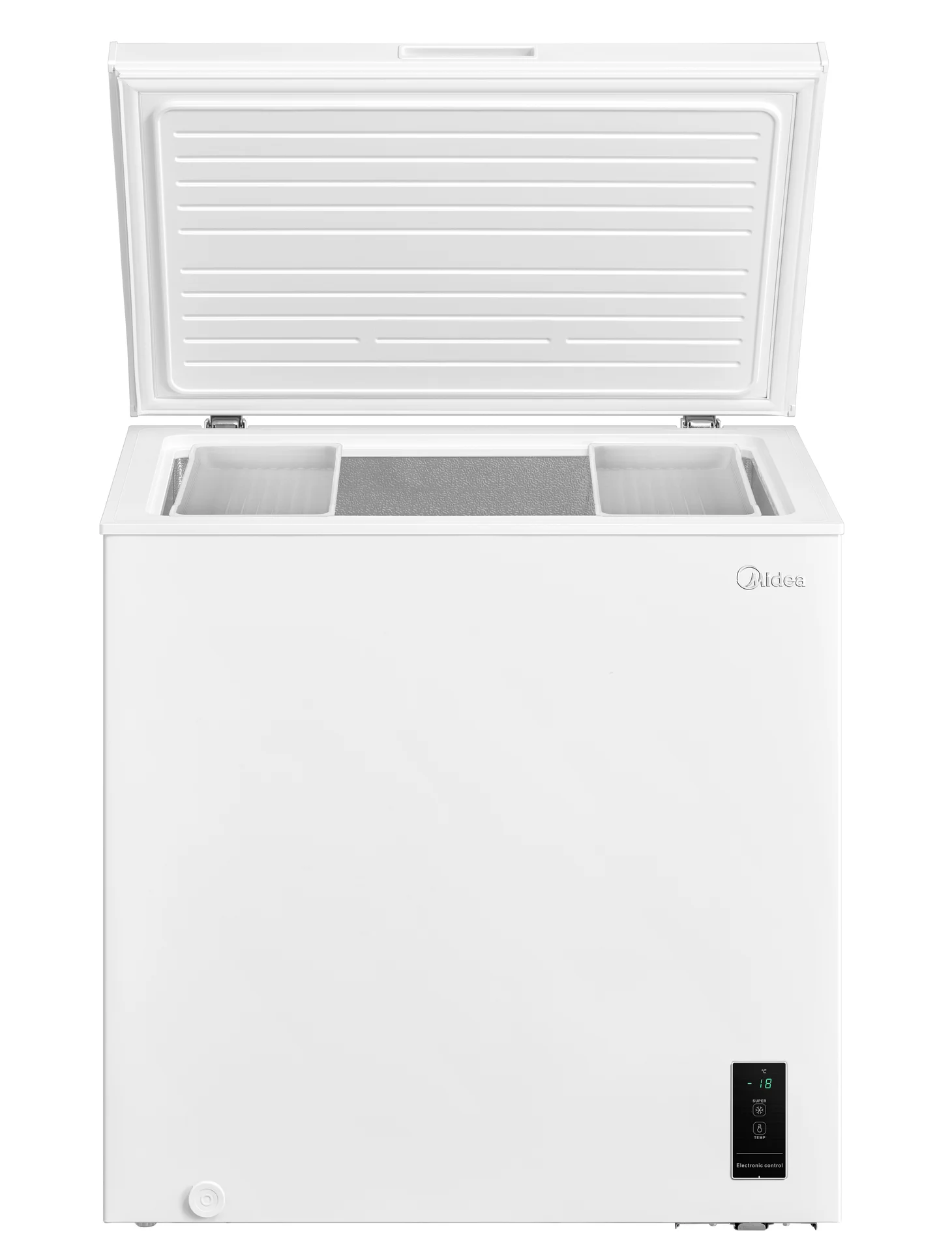 Midea Freezer   MDRC280FEE01   Energy efficiency class E   Chest   Free standing   Height 85 cm   Total net capacity 198 L   White - Image 3