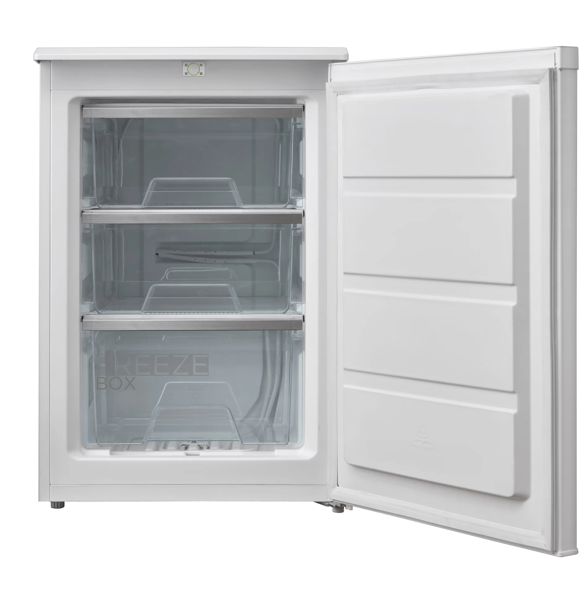 Midea Freezer   MDRD129FZE01   Energy efficiency class E   Upright   Free standing   Height 84.5 cm   Total net capacity 86 L   White - Image 5