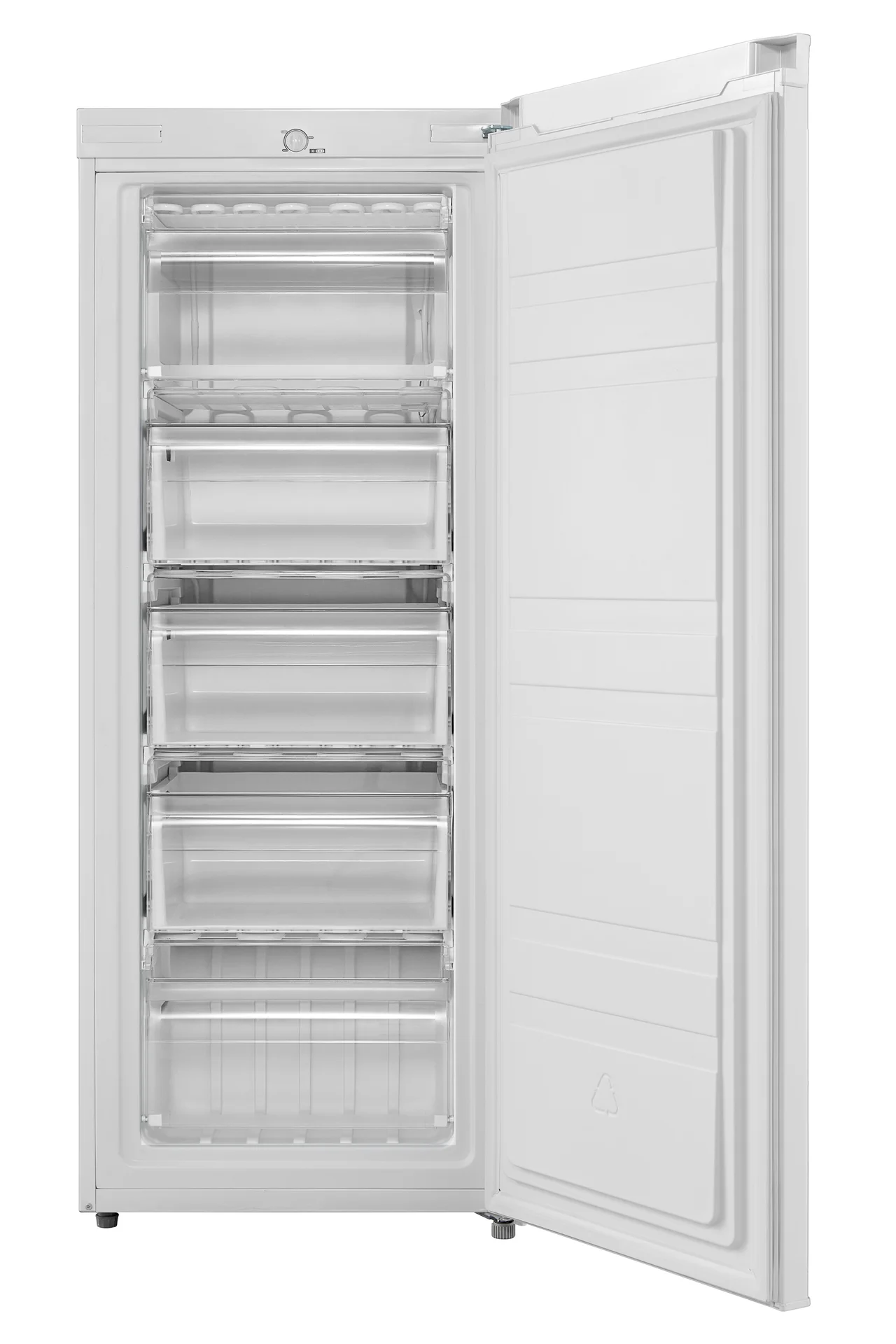 Midea Freezer   MDRU229FZE01   Energy efficiency class E   Upright   Free standing   Height 142 cm   Total net capacity 160 L   White - Image 3