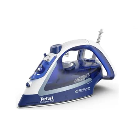 TEFAL FV5735E0 Easygliss Plus Steam Iron 2500 W Water tank capacity 270 ml Continuous steam 45 g/min Steam boost performance 220 g/min Blue/White - Image 1