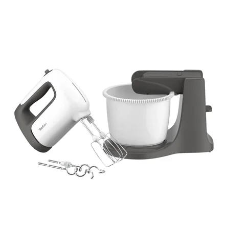 TEFAL HT464138 Prep'Mix+ Hand Mixer 500 W Number of speeds 5 Turbo mode White/Grey - Image 3