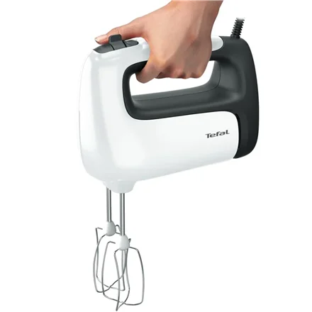 TEFAL HT464138 Prep'Mix+ Hand Mixer 500 W Number of speeds 5 Turbo mode White/Grey - Image 6