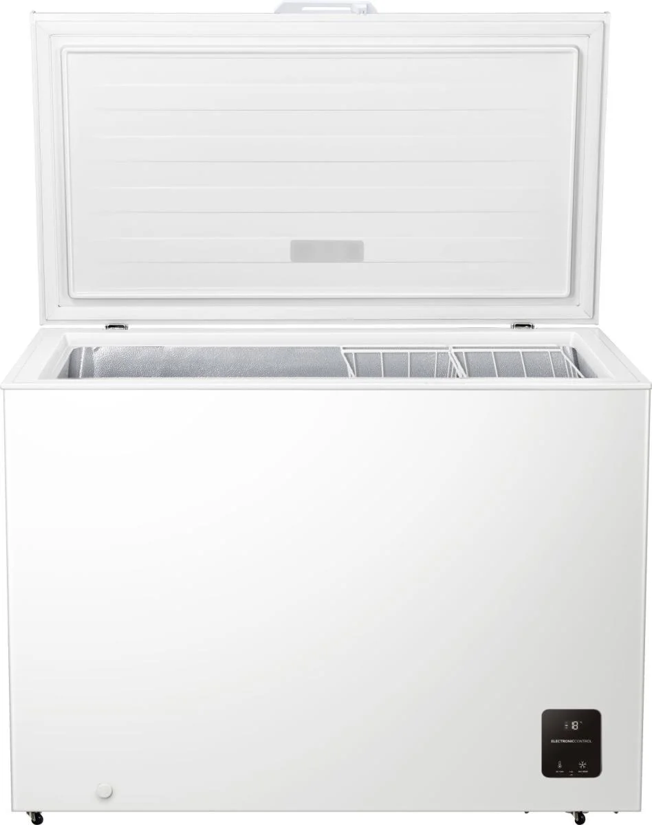 Gorenje Freezer FH30EAW Energy efficiency class E Chest Free standing Height 84.7 cm Total net capacity 297 L Display White - Image 1