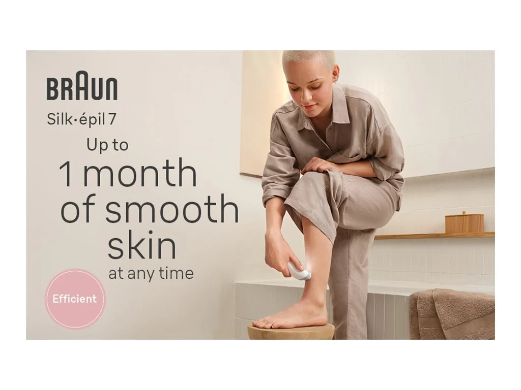 Braun Epilator   SE7-041 Silk épil 7   Number of power levels 2   Wet & Dry   White/Silver - Image 15