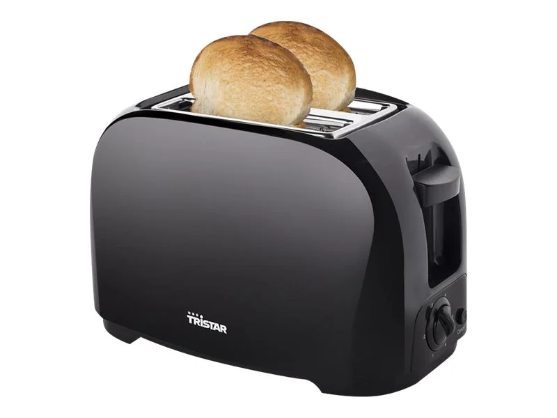 Tristar Toaster BR-1025 Number of slots 2 Housing material Plastic Black - Image 1