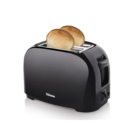 Tristar Toaster BR-1025 Number of slots 2 Housing material Plastic Black - Image 7