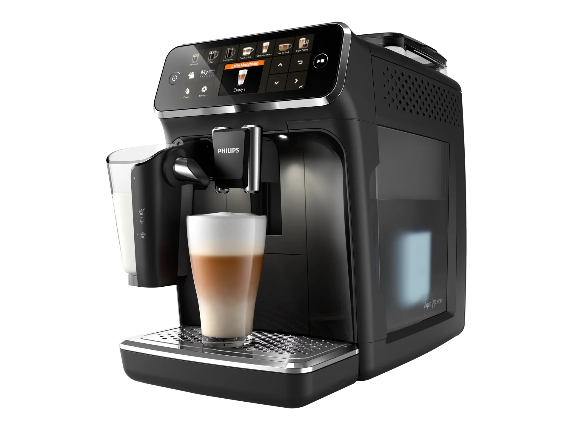 Philips Espresso Machine EP5441/50 Pump pressure 15 bar Built-in milk frother Fully automatic 1500 W Black - Image 1