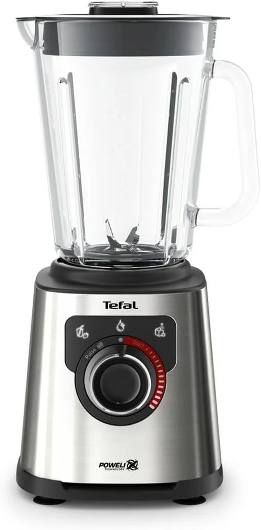 TEFAL   Blender   BL871D31 PerfectMix+ High speed   Tabletop   1200 W   Jar material Glass   Jar capacity 1.5 L   Ice crushing   Stainless Steel - Image 1