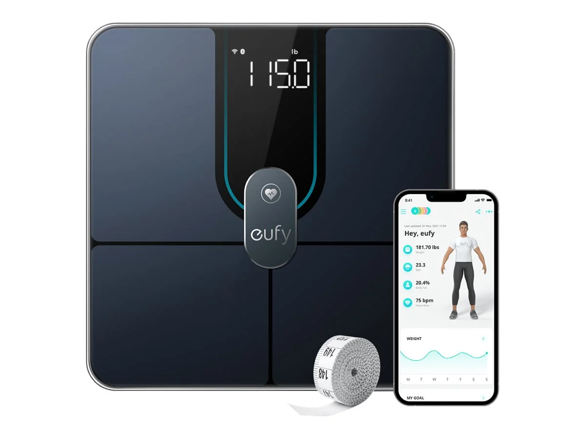 Anker Eufy   Smart Scale   P2 Pro   Maximum weight (capacity) 180 kg   Multiple users - Image 1