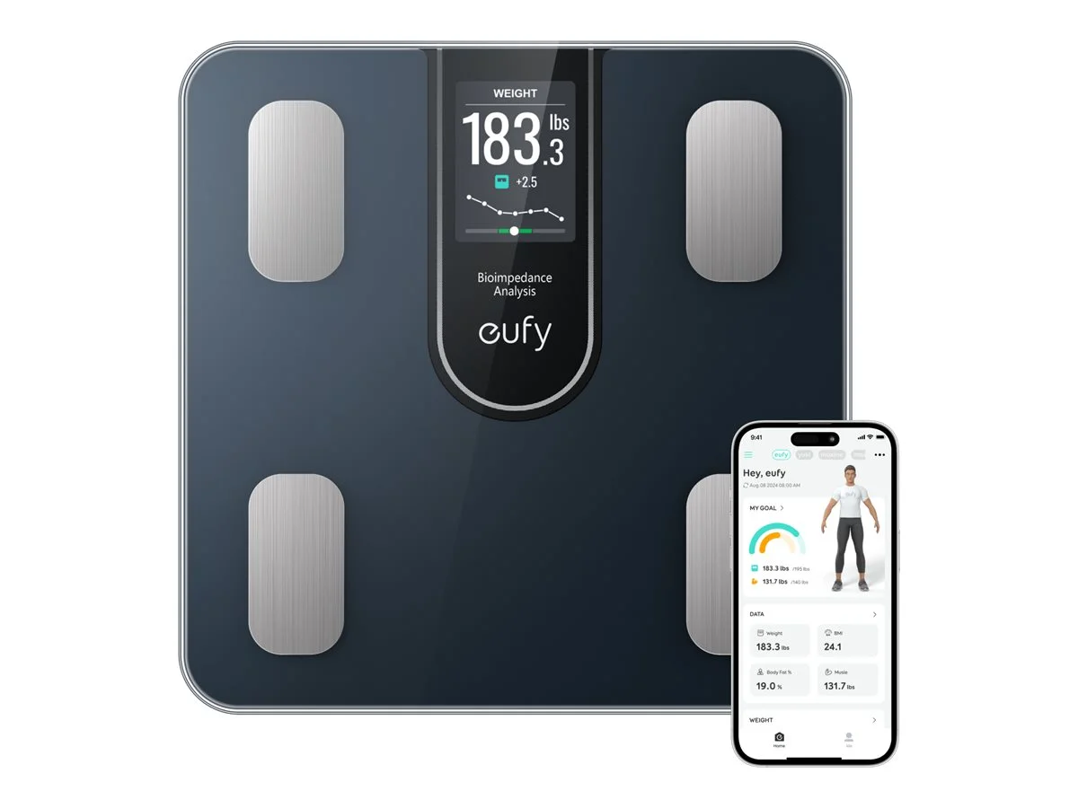 Anker Eufy   Smart Scale   C20   Maximum weight (capacity) 180 kg   Multiple users - Image 1