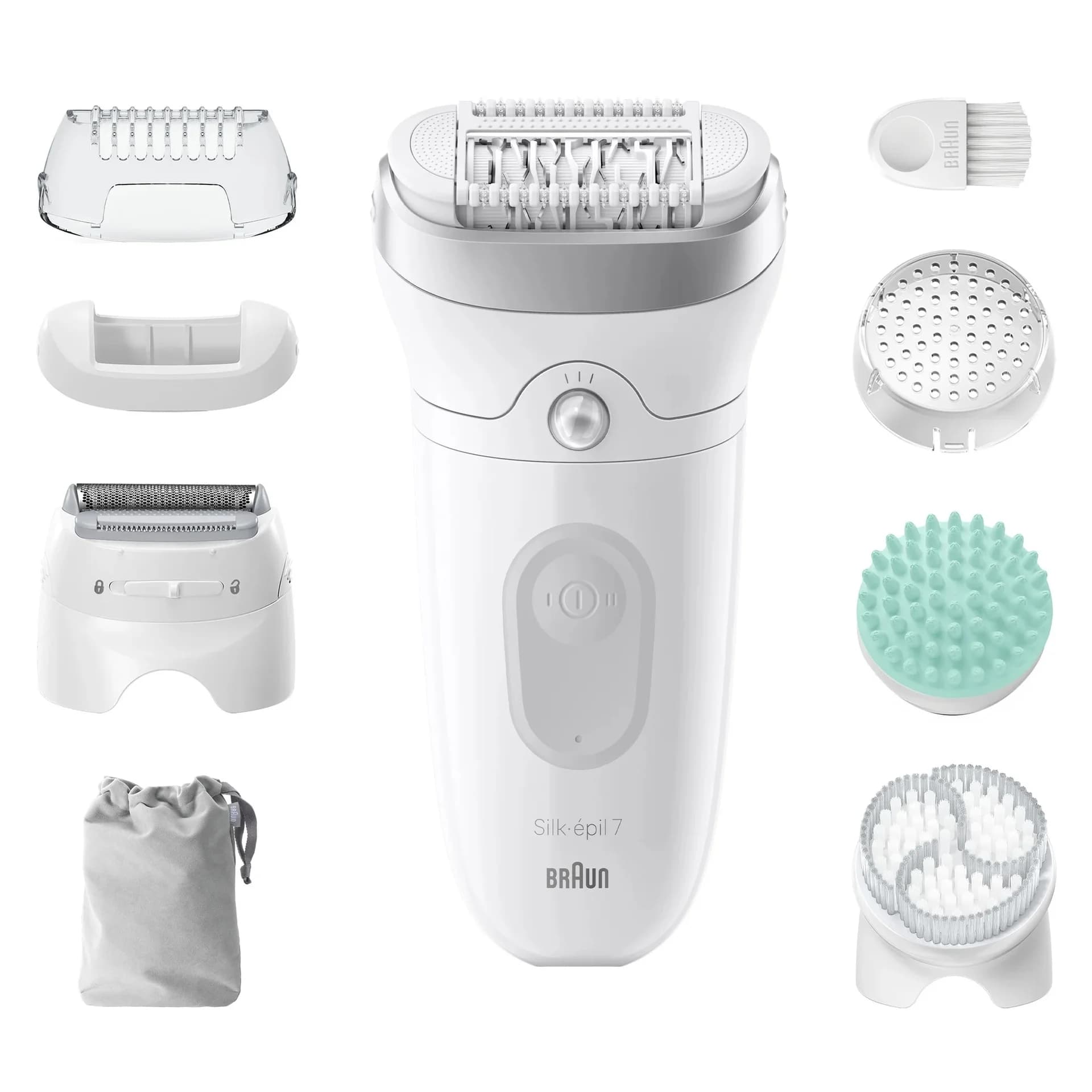 Braun   Epilator   Silk-épil SE7-081   Operating time (max) 40 min   Number of power levels 1   Wet & Dry   White - Image 4