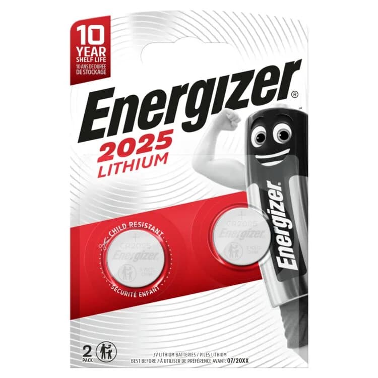 Energizer CR2025 BL2   Lithium   2 pc(s) - Image 1