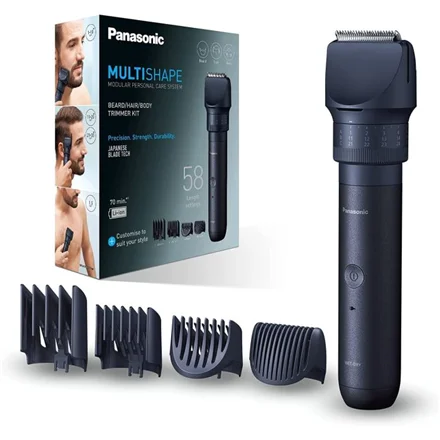 Panasonic Beard, Hair Trimmer   MultiShape ER-CKN1-PAC1   Cordless   Wet & Dry   Number of length steps 39   Black - Image 1