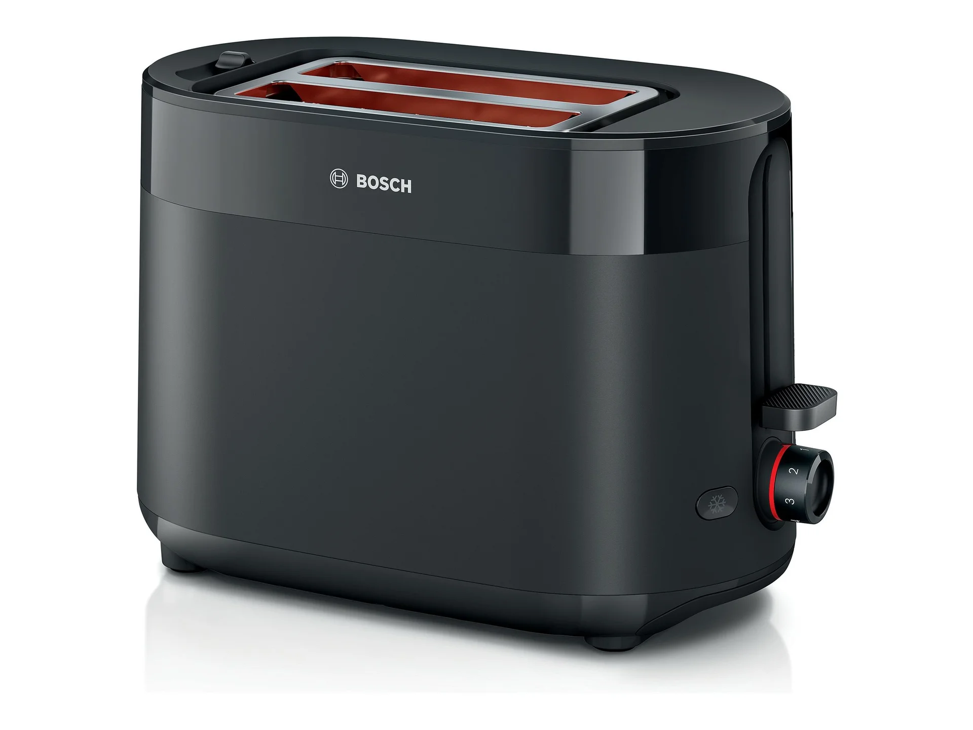 Bosch Compact Toaster   TAT2M123 MyMoment   Power 950 W   Number of slots 2   Housing material Plastic   Black - Image 2