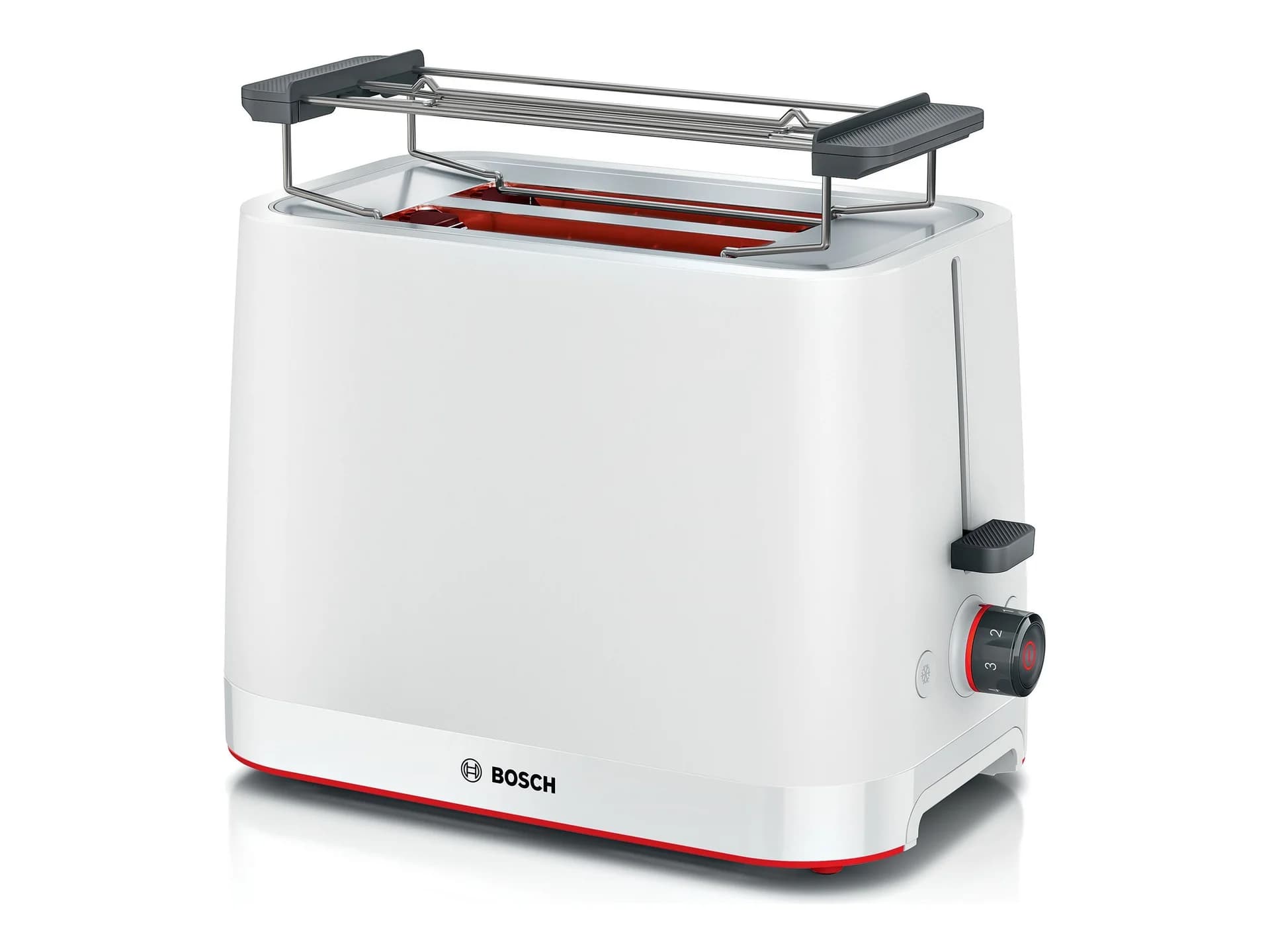Bosch Compact Toaster   TAT3M121 MyMoment   Number of slots 2   Housing material Plastic   White - Image 2