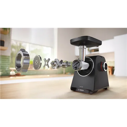 Bosch Food Mincer   MFWS430B   Black   Number of speeds 2   Throughput (kg/min) 2.5 - Image 2