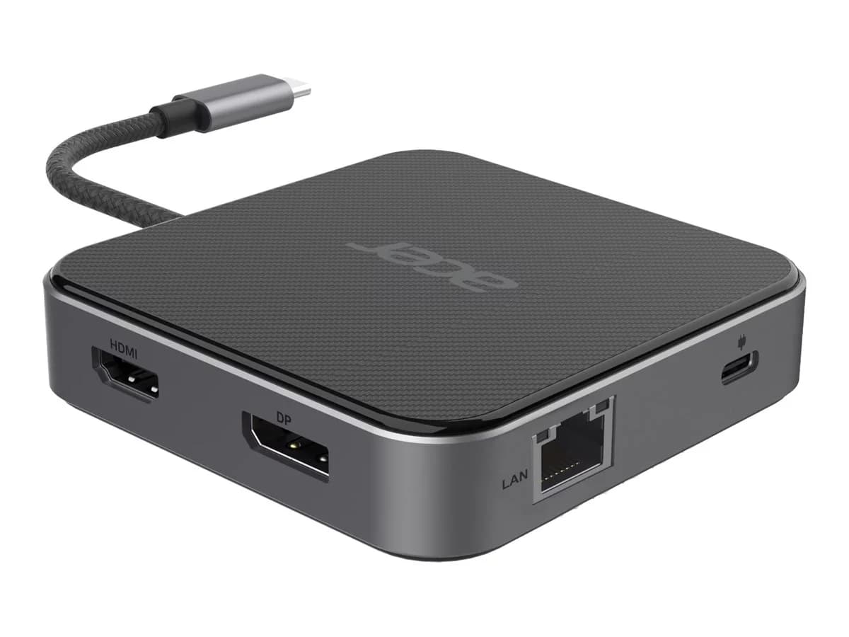 Acer 7-in-1 USB Type-C Dock   Ethernet LAN (RJ-45) ports 1   DisplayPorts quantity 1   HDMI ports quantity 1 - Image 2