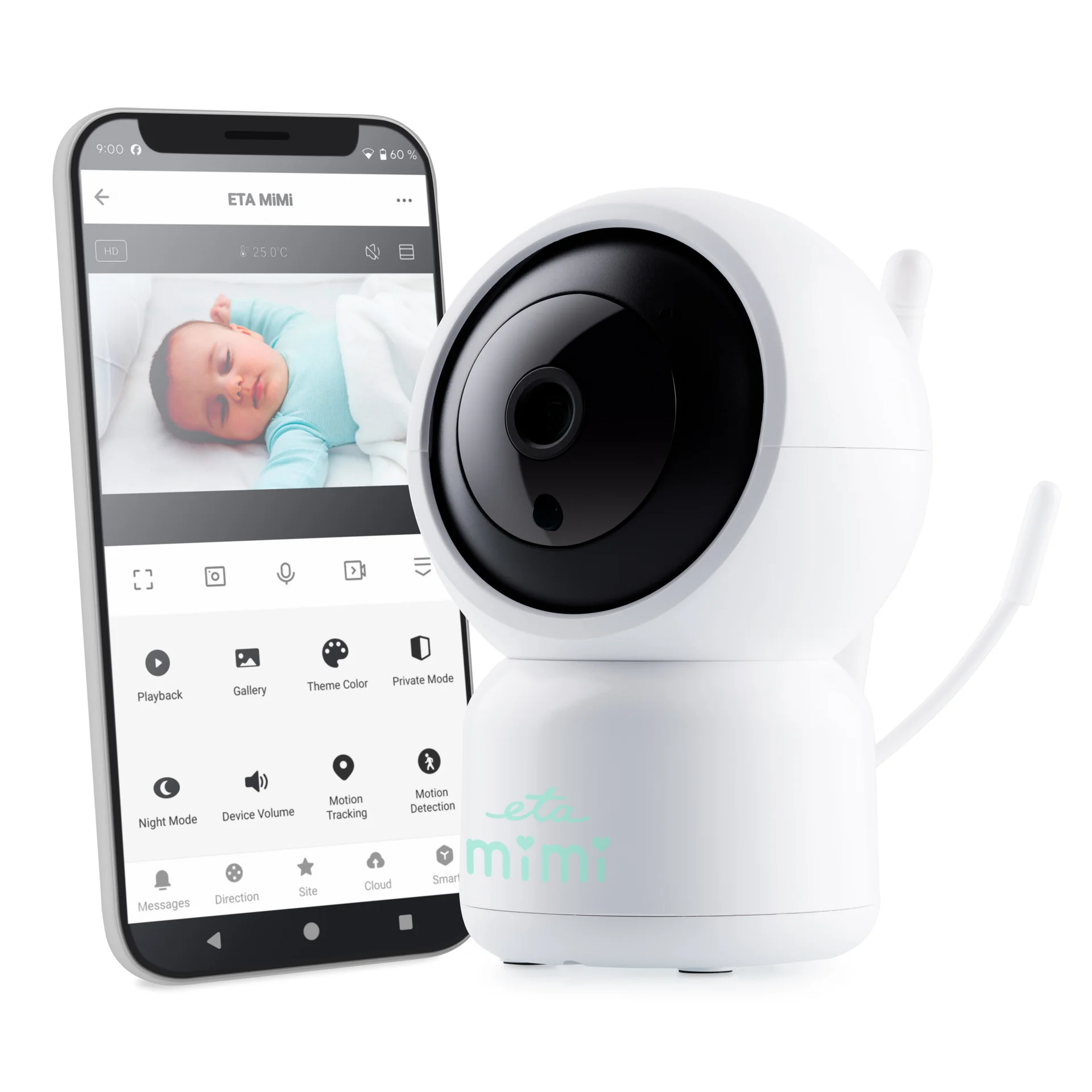 ETA   Baby Monitor   ETA630690000 MIMI   White - Image 1