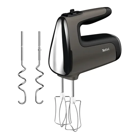 TEFAL Hand Mixer Powermix Silence HT654E38 Hand Mixer 600 W Number of speeds 5 Turbo mode Dark grey - Image 5