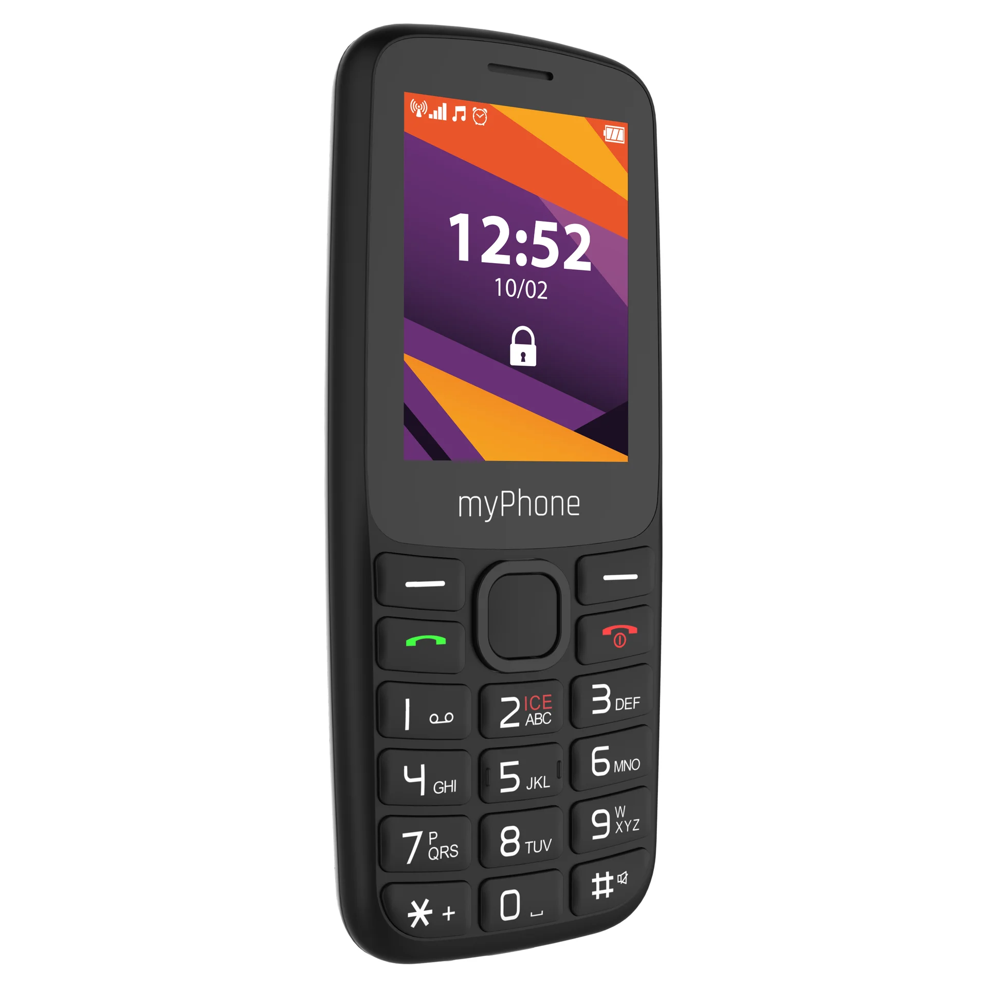 myPhone 6410 LTE   Black   2.4 "   TFT   64 MB   128 MB   Dual SIM   Nano SIM   USB version Type-C   Built-in camera   Main camera resolution 0.3 MP   1400 mAh - Image 4