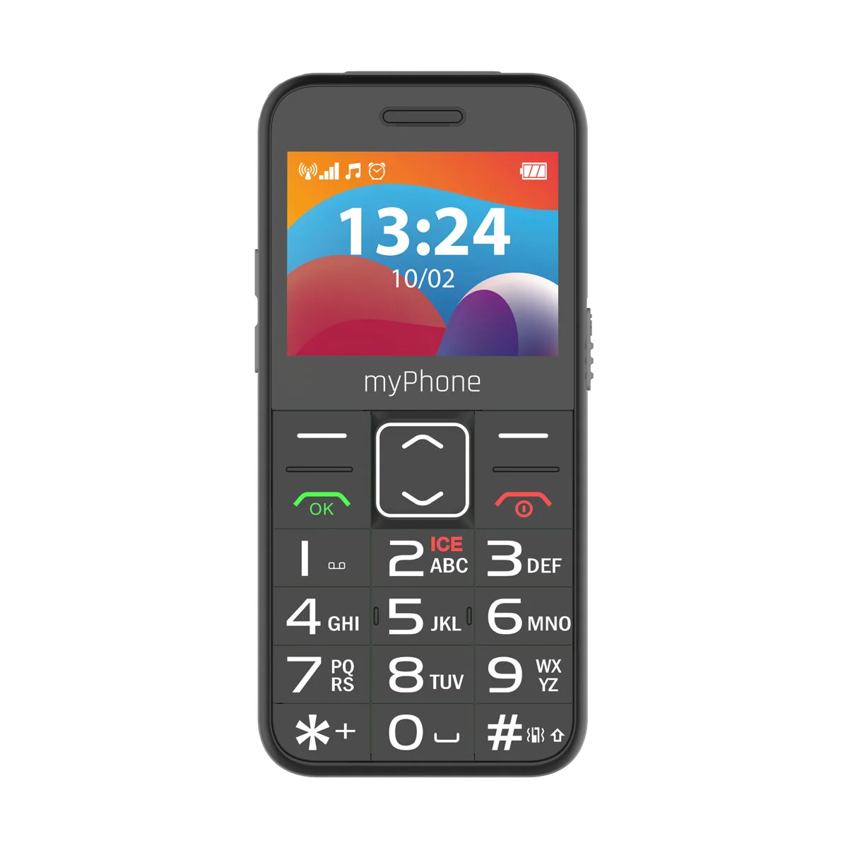 myPhone HALO   3 LTE   Black   2.4 "   IPS   48 MB   128 MB   Dual SIM   Nano SIM   3G   Bluetooth   2.1   USB version Type-C   Built-in camera   Main camera resolution 0.3 MP   1400 mAh - Image 1