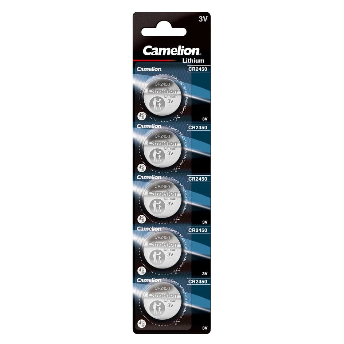 Camelion 3V Lithium Button Cell Battery   CR2450 - Image 1