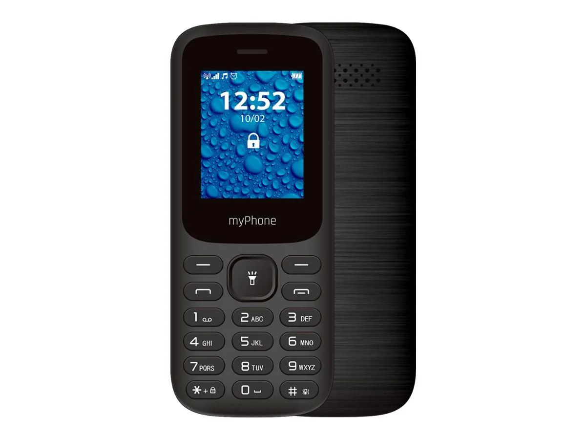myPhone 2220 (Black) Dual SIM 1.77" TFT 128x160/32MB/microSD/2G   myPhone - Image 1