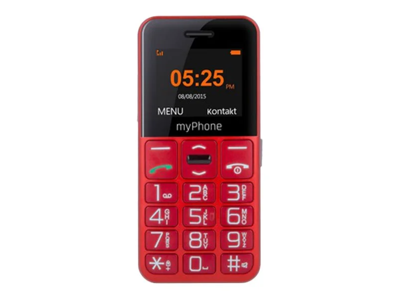 myPhone   Halo Easy   Red   1.77 "   TFT   24 MB   32 MB   Single SIM   Bluetooth   Main camera resolution 0.3 MP   1000 mAh - Image 2