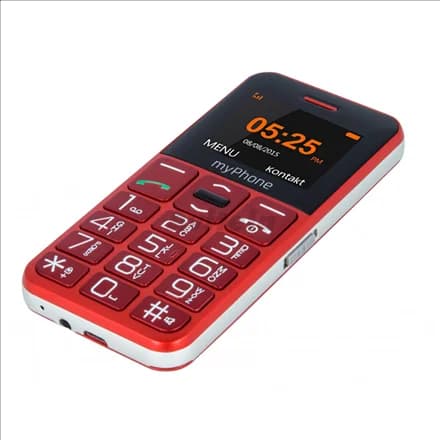 myPhone   Halo Easy   Red   1.77 "   TFT   24 MB   32 MB   Single SIM   Bluetooth   Main camera resolution 0.3 MP   1000 mAh - Image 3