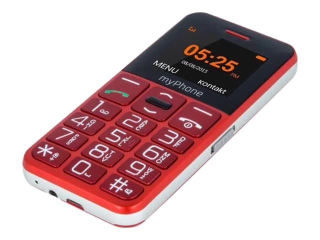 myPhone   Halo Easy   Red   1.77 "   TFT   24 MB   32 MB   Single SIM   Bluetooth   Main camera resolution 0.3 MP   1000 mAh - Image 4